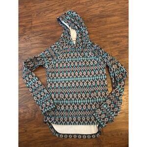 Ariatek Hoodie Womens‎ Small Blue Heathered Tek Cold Series Pullover Sweatshirt